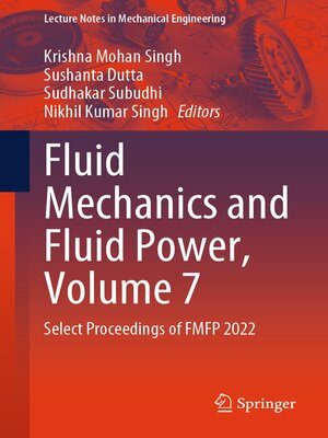 cover image of Fluid Mechanics and Fluid Power, Volume 7